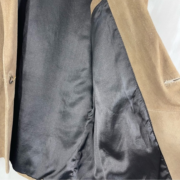 International Male Men's Large Suede Western Sport Coat Jacket Light Brown - Picture 6 of 12